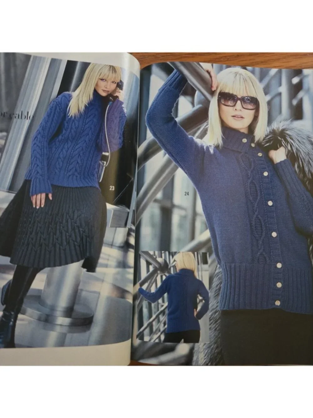 Vogue Knitting International Magazine, Holiday 2004 Poncho corset